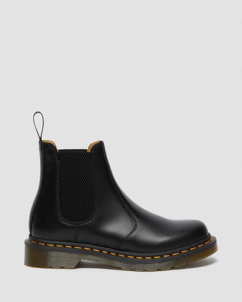 Black Women's Dr Martens 2976 Smooth Leather Ankle Boots | CA 34TCE